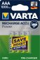Preview: Varta batterie akku 5703301404 r2u, aaa/hr03, 1000 mah, 4 s. - Varta-5703301404-4008496594375