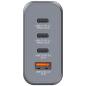 Preview: Verbatim charger 140w gan grey 32203 3xusb-c 1xusb-a +adapter uk/us - Verbatim-32203-0023942322030-03.jpg