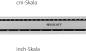Preview: Westcott aluminium lineal 50cm e-1019300 cm/inch scala - Westcott-e-1019300-4027521513631-02.jpg