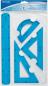 Preview: Westcott geometrie-set flexi e-10302 00 blau/rot/grün 4-teilig - Westcott-e-10302-00-4027521515390-04.jpg