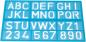 Preview: Westcott zeichenschablone 50cm e-10600 00 a-z, 0-9 blau/rot/grün - Westcott-e-10600-00-4027521515284-02.jpg