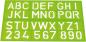 Preview: Westcott zeichenschablone 50cm e-10600 00 a-z, 0-9 blau/rot/grün - Westcott-e-10600-00-4027521515284-03.jpg