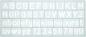 Preview: Westcott zeichenschablone 10mm e-10610 00 a-z, 0-9 transparent - Westcott-e-10610-00-4027521515932