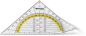 Preview: Westcott geodreieck 14cm e10132 bp - Westcott-e10132-bp-4027521512184