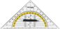 Preview: Westcott geodreieck 14cm e10133 bp abnehmbarer griff - Westcott-e10133-bp-4027521512207