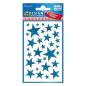 Preview: Z-design effektfolie blau 52259 sterne weihnachten - Z-design-52259-4004182522592-02.jpg