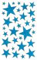 Preview: Z-design effektfolie blau 52259 sterne weihnachten - Z-design-52259-4004182522592