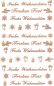 Preview: Z-design folie transp./gold 76x120mm 52391 frohe weihnachten 2 stück - Z-design-52391-4004182523919