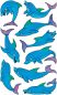 Preview: Z-design sticker kids 53444 delfine 2 stück - Z-design-53444-4004182534441