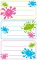 Preview: Z-design sticker klecks 8.4x16cm 59668z farbig 2 bogen - Z-design-59668z-4004182596685
