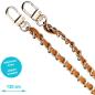 Preview: ZanaÉ phone necklace leather 18311 gold & chain brown / gold - Zanae-18311-3663838183115