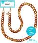 Preview: ZanaÉ phone necklace burning sun 18327 milky way brown / gold - Zanae-18327-3663838183276