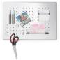 Preview: Zeller memoboard edelstahl 50x35 cm 11125 silber, mit utensielien - Zeller-11125-4003368111254-02.jpg