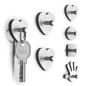 Preview: Zeller magnet-set haken 11209 edelstahl, 3 stk. ass - Zeller-11209-4003368112091