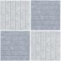 Preview: Zeller pinboard-set, 4tlg. 30x30 cm 11579 hell-/dunkelgrau - Zeller-11579-4003368115795