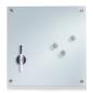 Preview: Zeller glas-magnettafel 11600 weiss, 40x40cm - Zeller-11600-4003368116006