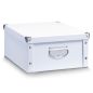 Preview: Zeller aufbewahrungsbox 22lt 17764 weiss 40x33x17cm - Zeller-17764-4003368177649