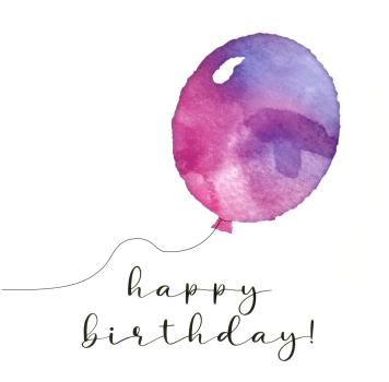 Abc geburtstagskarte ballon 1120008000 15x15cm - Abc-1120008000-7611119262277