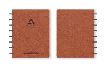 ADOC Ringbuch BUSINESS A5 3011.301 braun, liniert 144 Seiten