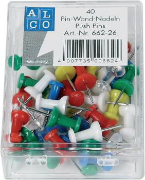 ALCO Pinwand-Nadeln 662-13 gelb 40 Stück