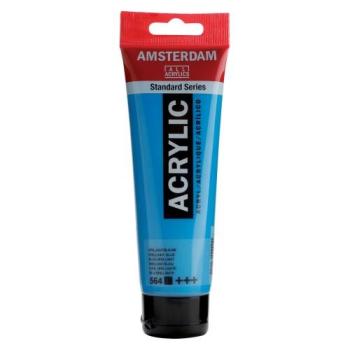 AMSTERDAM Acrylfarbe 120ml 17095642 brill.blau 564
