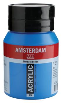 Amsterdam acrylfarbe 500ml 17725722 primaerzyan 572 - Amsterdam-17725722-8712079159269