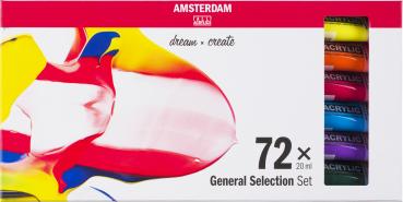 Amsterdam standard series acryl set 17820473 ass. 72x20ml - Amsterdam-17820473-8712079456832