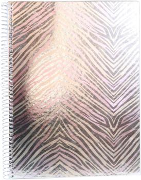 ANCOR Spiralbuch A4 Pink Zebra 112788 lines 90g 80 Bl.