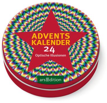 Ars edition adventskalender in der dose 11230 optische illusionen 12cm - Ars-edition-11230-4014489112303
