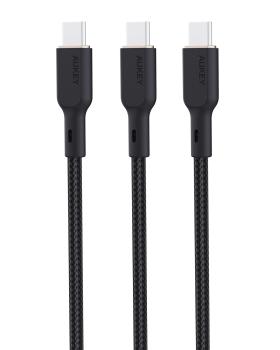 Aukey usb-c-to-c cable 100w cb-kcc101a 3 pack, 3x 1m - Aukey-cb-kcc101a-0689323787555-03.jpg
