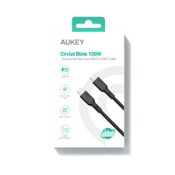 Aukey cable usb-c-to-c,kevlar core cb-kcc102 1.8m,nylon braided,100w,bl. - Aukey-cb-kcc102-0689323785322-04.jpg