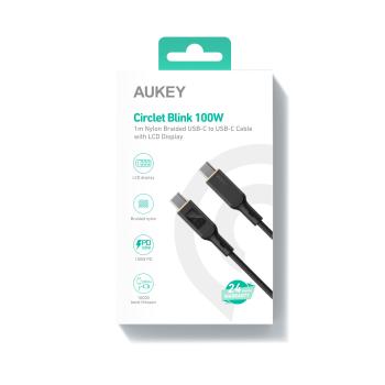 Aukey cable usb-c-to-c,lcd display cb-mcc101 1.0m,nylon braided,100w,bl. - Aukey-cb-mcc101-0689323785292-04.jpg