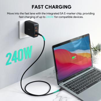 Aukey cable usb-c-to-c cb-scc242 silicone, 1.8m 240w - Aukey-cb-scc242-0689323787272-06.jpg