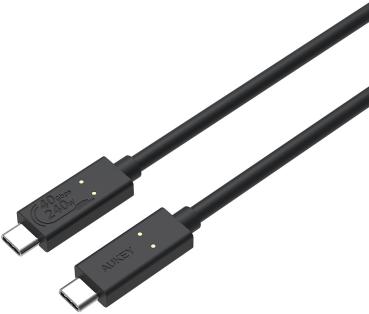 Aukey hyper link cable c to c usb4 cb-tcc241 gen2, 0.8m, 240w - Aukey-cb-tcc241-0689323787456-02.jpg