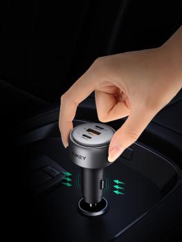 Aukey pathfinder pd car charger cc-p4 165w 3-port - Aukey-cc-p4-0689323789207-03.jpg