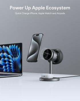 Aukey magfusion 3-in-1 pro lc-mc311a wireless charger 15w, black - Aukey-lc-mc311a-0689323788163-03.jpg