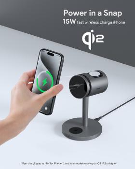 Aukey magfusion 3-in-1 pro lc-mc311a wireless charger 15w, black - Aukey-lc-mc311a-0689323788163-04.jpg