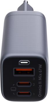 Aukey omniamix ii 67w gan pd pa-b6u gy 3-port, wall charger - Aukey-pa-b6u-gy-0689323786893-03.jpg