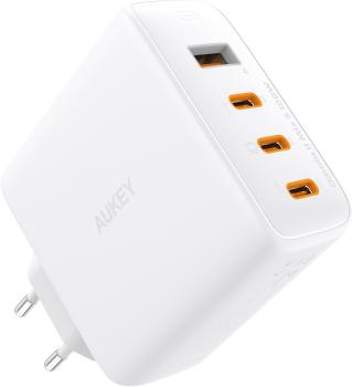 AUKEY OmniaMix II 100W GaN PD PA-B7S  WH 4-Port, Wall Charger White