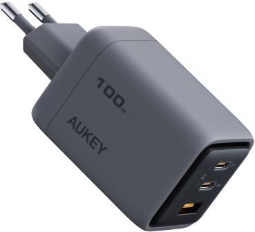 Aukey comet mix 100w gan pd pa-c5 4-port, wall charger grey - Aukey-pa-c5-0689323788217-02.jpg