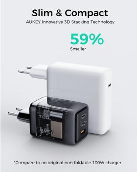Aukey comet mix 100w gan pd pa-c5 4-port, wall charger grey - Aukey-pa-c5-0689323788217-08.jpg