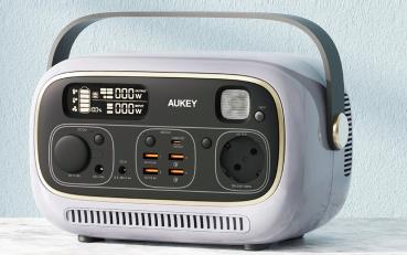 Aukey powerstudio station 300 re 03-grey 297wh, 82500 mah - Aukey-re-03-grey-0600310698159-02.jpg