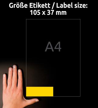 Avery zweckform etiketten 105x37mm 3455 universal, gelb 100bl./16st. - Avery-zweckform-3455-4004182034552-04.jpg