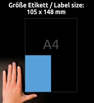 Avery zweckform etiketten 105x148mm 3457 universal, blau 10bl./4st. - Avery-zweckform-3457-4004182034576-04.jpg