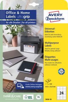 Avery zweckform universal-etikett. 64,6x33,8mm 3658-10 weiss 240 stk./10 blatt - Avery-zweckform-3658-10-4004182617595-05.jpg