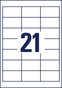 Avery zweckform etiketten 64x36mm 3670 weiss 2100 stk./100 blatt - Avery-zweckform-3670-4004182036709-06.jpg