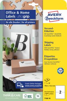 Avery zweckform etiketten 143.5x199.6mm 7168-10 weiss, perm. 10 blatt/2 stk. - Avery-zweckform-7168-10-4004182371688-05.jpg