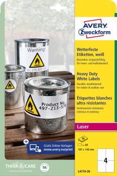 Avery zweckform etiketten laser 105x148mm l471920 weiss, wetterfest 20 blatt - Avery-zweckform-l471920-4004182049785-05.jpg