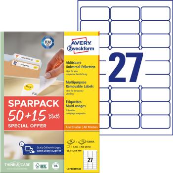 Avery zweckform universal-etiketten 635x296mm l4737rev-65 weiss 50+15 blatt - Avery-zweckform-l4737rev-65-4004182347904-02.jpg
