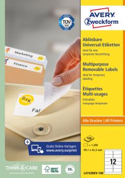 Avery zweckform universaletiketten 99,1x42,3mm l4743rev-100 weiss,non-perm. 1200st./10 b. - Avery-zweckform-l4743rev-100-4004182433317-05.jpg